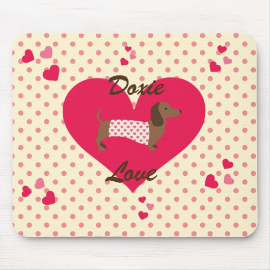 Dachshandマウスパッド マウスパッド (正面)