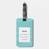 Dachshandラゲッジタグ ラゲッジタグ (裏面縦)