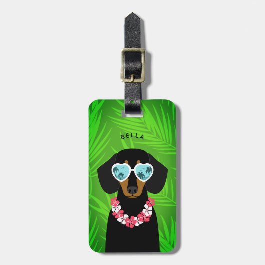 Dachshandラゲッジタグ ラゲッジタグ (正面縦)