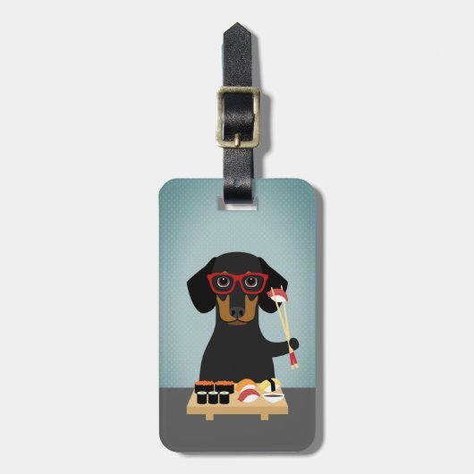 Dachshandラゲッジタグ ラゲッジタグ (正面縦)