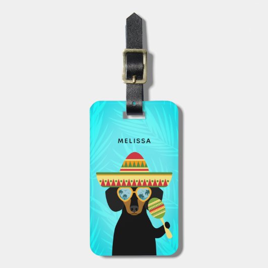 Dachshandラゲッジタグ ラゲッジタグ (正面縦)