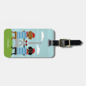 Dachshandラゲッジタグ ラゲッジタグ (正面横)