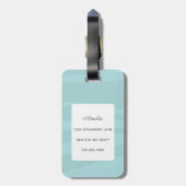 Dachshandラゲッジタグ ラゲッジタグ (裏面縦)