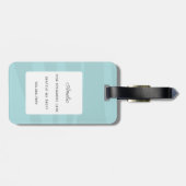 Dachshandラゲッジタグ ラゲッジタグ (裏面横)