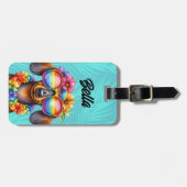 Dachshandラゲッジタグ ラゲッジタグ (正面横)