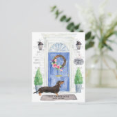 Dachshand引越し案内はがき ポストカード (スタンド正面)