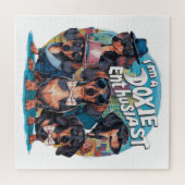 Dachshand私はドキシー愛好家だ ジグソーパズル (横)