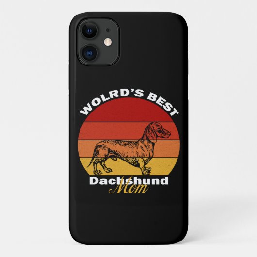 Dachshand – 世界のDachshand最高のマム Case-Mate iPhoneケース (裏面)