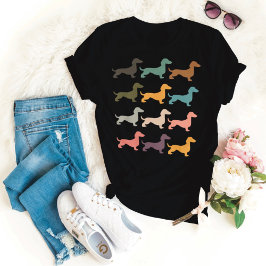 Dachshand Dogs Tシャツ
