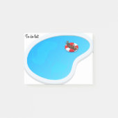 Dachshand Floating On Raft Post-It Notes ポストイット (正面)
