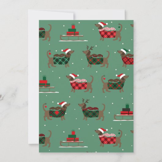 DACHSHAND THRU THE SNOW写真を追加 (裏面)