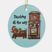 Dachshingずっと セラミックオーナメント (左)