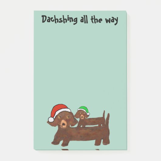 Dachshingのずっと後it®ノート ポストイット (正面)