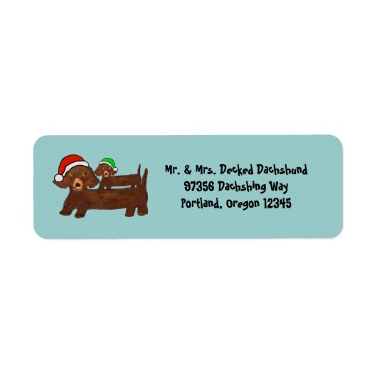 Dachshing all way ラベル (正面)