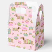 DachshundとDonutsギフト特典ボックスforパーティー フェイバーボックス (オープン)