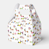 DachshundをテーマにしたFavoritesボックス フェイバーボックス (正面サイド)