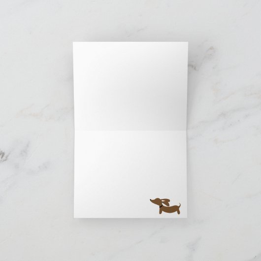 Dachshundカードの回復 カード (内部)