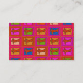 Dachshundキルト名刺 名刺 (裏面)