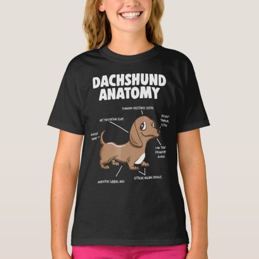 Dachshundシャツ|Dachshundマママシャツ Tシャツ (正面)