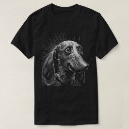 DachshundスクラッチボードTシャツ Tシャツ