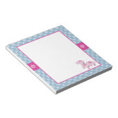 Dachshundフローラメモ帳 ノートパッド (アングル)