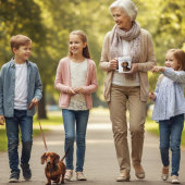 DachshundブラウンズマグPERSONALIZE コーヒーマグカップ