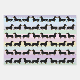 Dachshundラッピング紙シート ラッピングペーパーシート