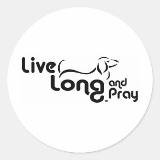 Dachshundロゴラウンドステッカー ラウンドシール