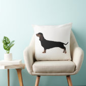 Dachshund基本品種の準備が整カスタマイズった クッション (椅子)