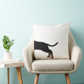 Dachshund基本品種の準備が整カスタマイズった クッション (椅子)