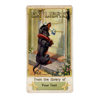 Dachshund特別配送 – 本プレートID ラベル