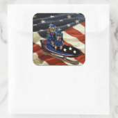 DACHSHUND  スクエアシール (バッグ)