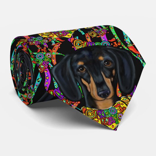 Dachshund ネクタイ (ロール)