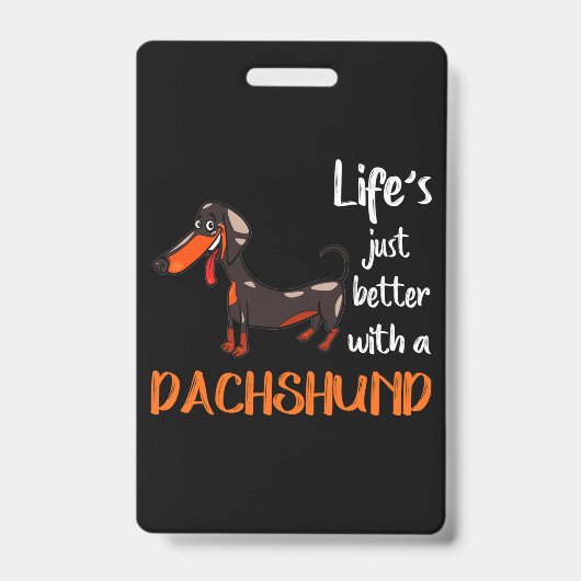 Dachshund バッジ (正面)
