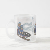 DACHSHUND  フロストグラスマグカップ (左)