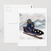 DACHSHUND  ポストカード (正面/裏面)