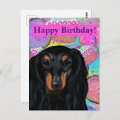 DACHSHUND       ポストカード (正面/裏面)