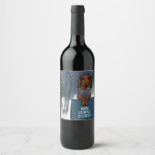 DACHSHUND  ワインラベル (正面)