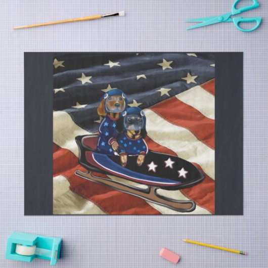 DACHSHUND  薄葉紙 (クラフト)