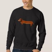 Dachshund_1 スウェットシャツ (正面)