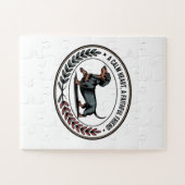 Dachshund A Calm Heart, A Faithful Friend ジグソーパズル (横)