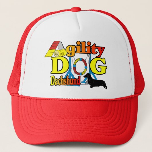 Dachshund_Agilityギフト キャップ (正面)