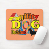 Dachshund_Agilityギフト マウスパッド (マウス)