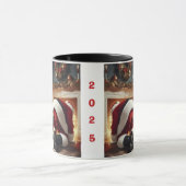 Dachshund and Santa  マグカップ (中央)