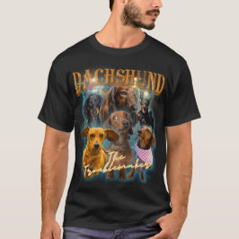 Dachshund Bootleg 90sギフト Tシャツ