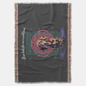 Dachshund Brave Hearts Often Come In Small Frames スローブランケット (正面縦)