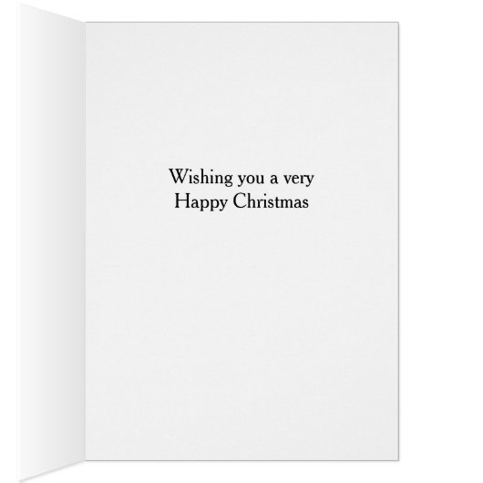 Dachshund 'Cheese Tax' Christmas card (内側 (右))