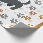 Dachshund christmas ラッピングペーパー (角)