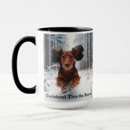 Dachshund Christmas Coffee Mug Cup マグカップ
