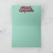 Dachshund Christmas Cookies Card カード (内部)